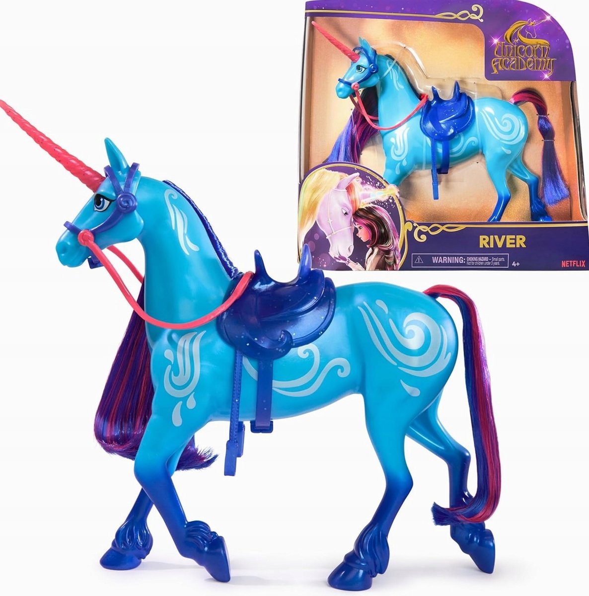 Magische Eenhoorn Figuur 28cm met Bewegende Hoorn en Accessoires