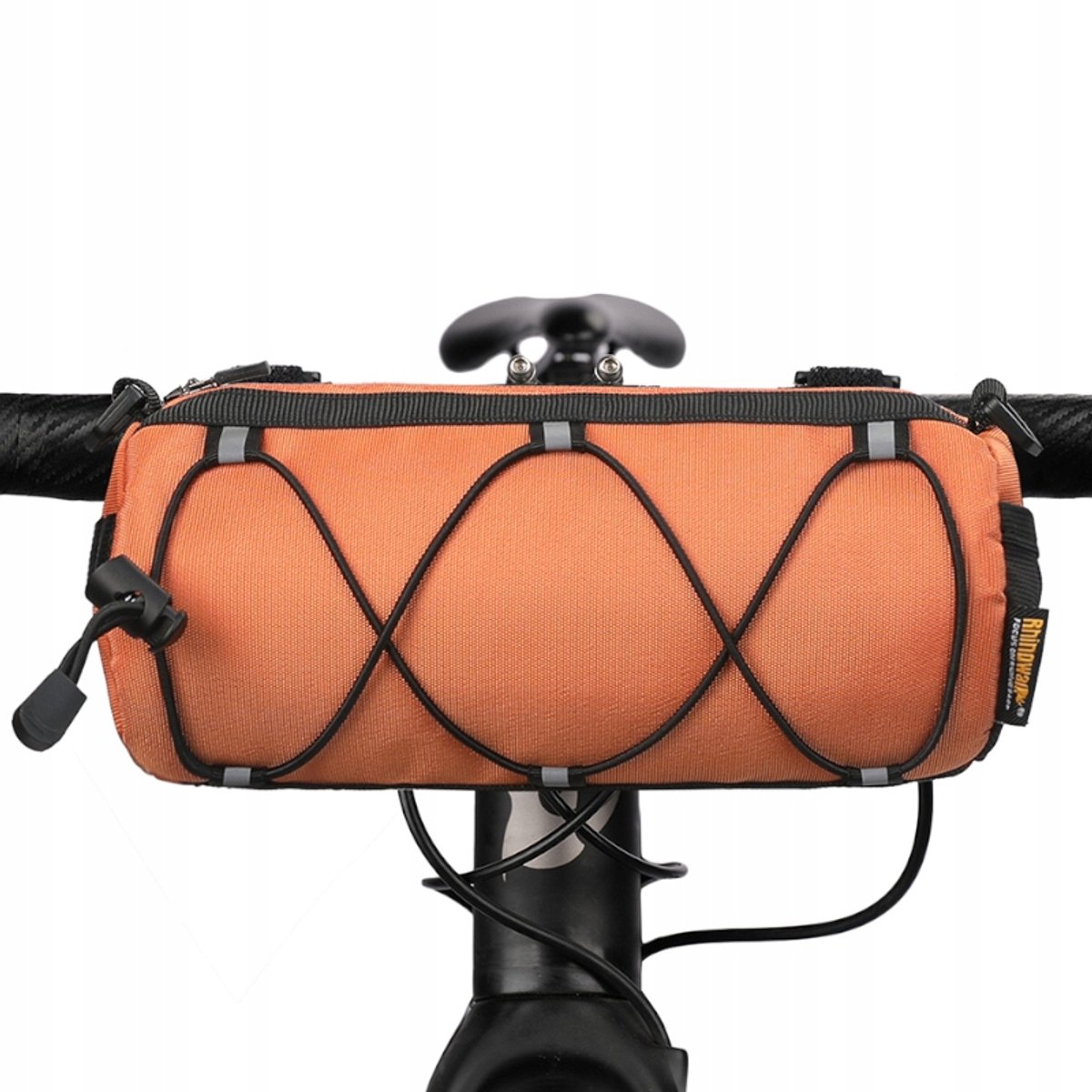 RHINOWALK Fietstas Stuurtas 2L Oranje - Waterdicht & Ruim
