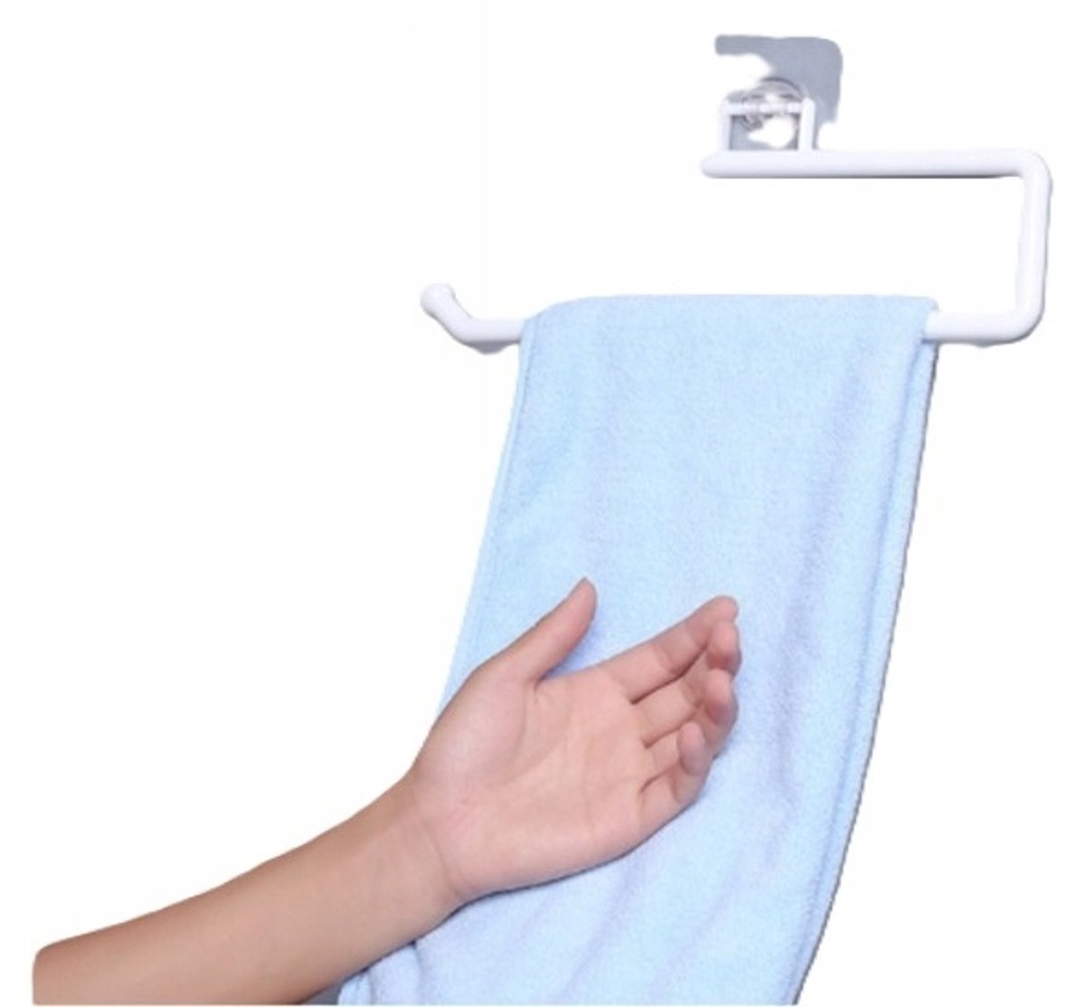 Zelfklevende Keukenrolhouder ABS Wit 28,5 cm