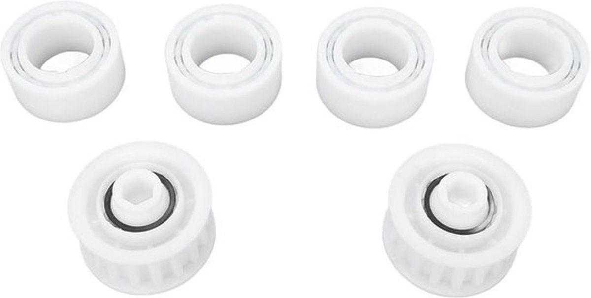 Vervangingswielen voor Automatische Robot Zwembadreiniger - 4 Pack met 2 Pulley Gears, Onderdeel voor Zwembadonderhoud en Schoonmaak