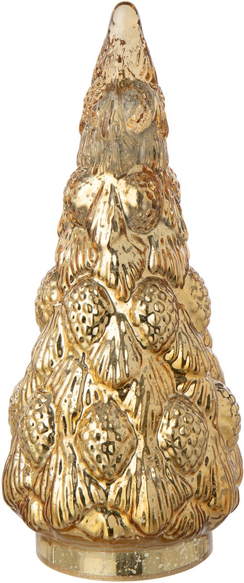 J-Line decoratieboom - glas - goud