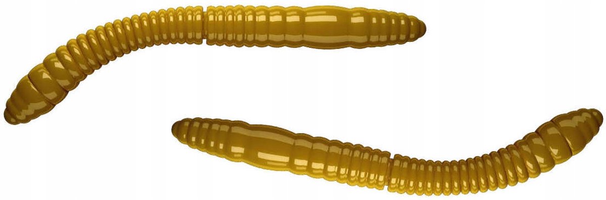 Pond Kunstaas Fatty DWorm Tourna 5,5cm 036 Koffiemelk 1 Stuk