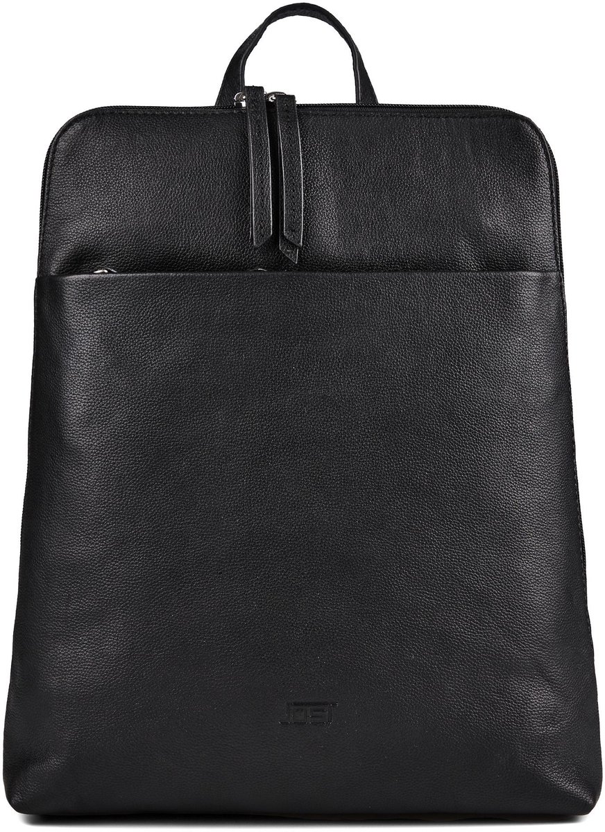 JOST Leren vrijetijdsrugzak rugzak Lysa Backpack Black zwart