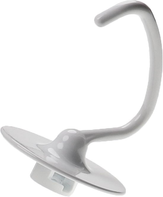 Kneedhaak Keukenmachine - Roerhaak Deegmixer - Zwaar Deeg Kneden - Antiaanbak Polyamide Coating - 145 x 12 cm - Wit van Merkloos — afbeelding 3