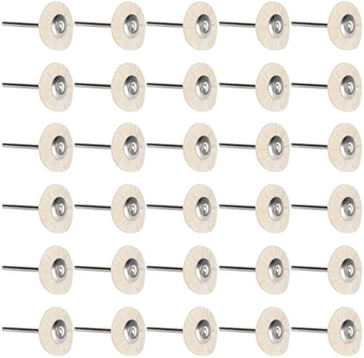 30 Stuks Staaldraad Borstelwiel Set, Mini Draadborstels voor Polijsten, Reiniging van Roest, Corrosie en Verf, Cup Buffing Wiel