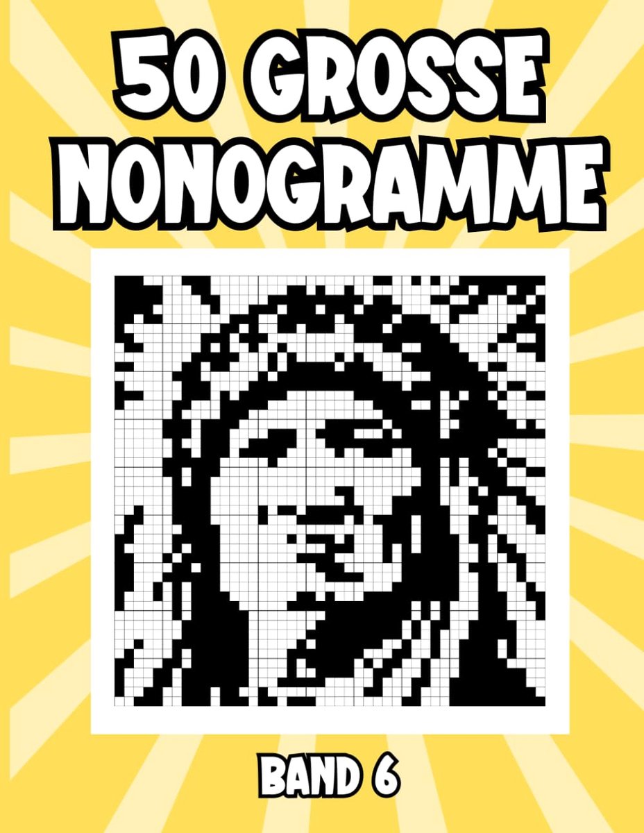 SnelShoppen - 50 Grote Nonogrammen Band 6: Logische Japanse Puzzels voor Beginners en Professionals, Perfect voor Vrije Tijd, Ontspanning en Breintrai