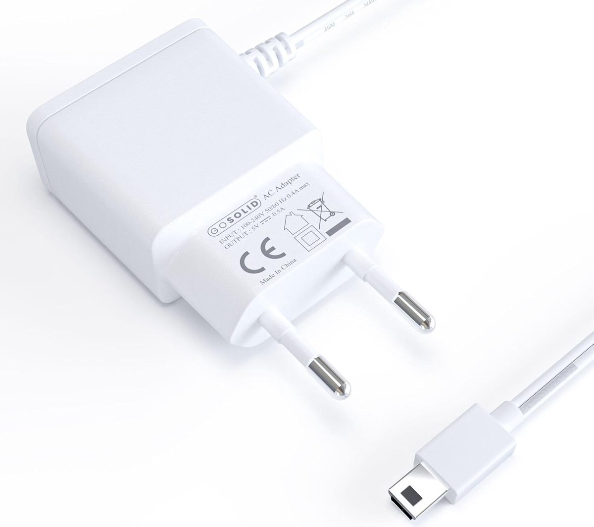 SnelShoppen - GO SOLID! Luvion Easy Adapter - Compact Reislader met Hoge Betrouwbaarheid, Overload Beveiliging, Thermische Beveiliging, Geluidsarm - I