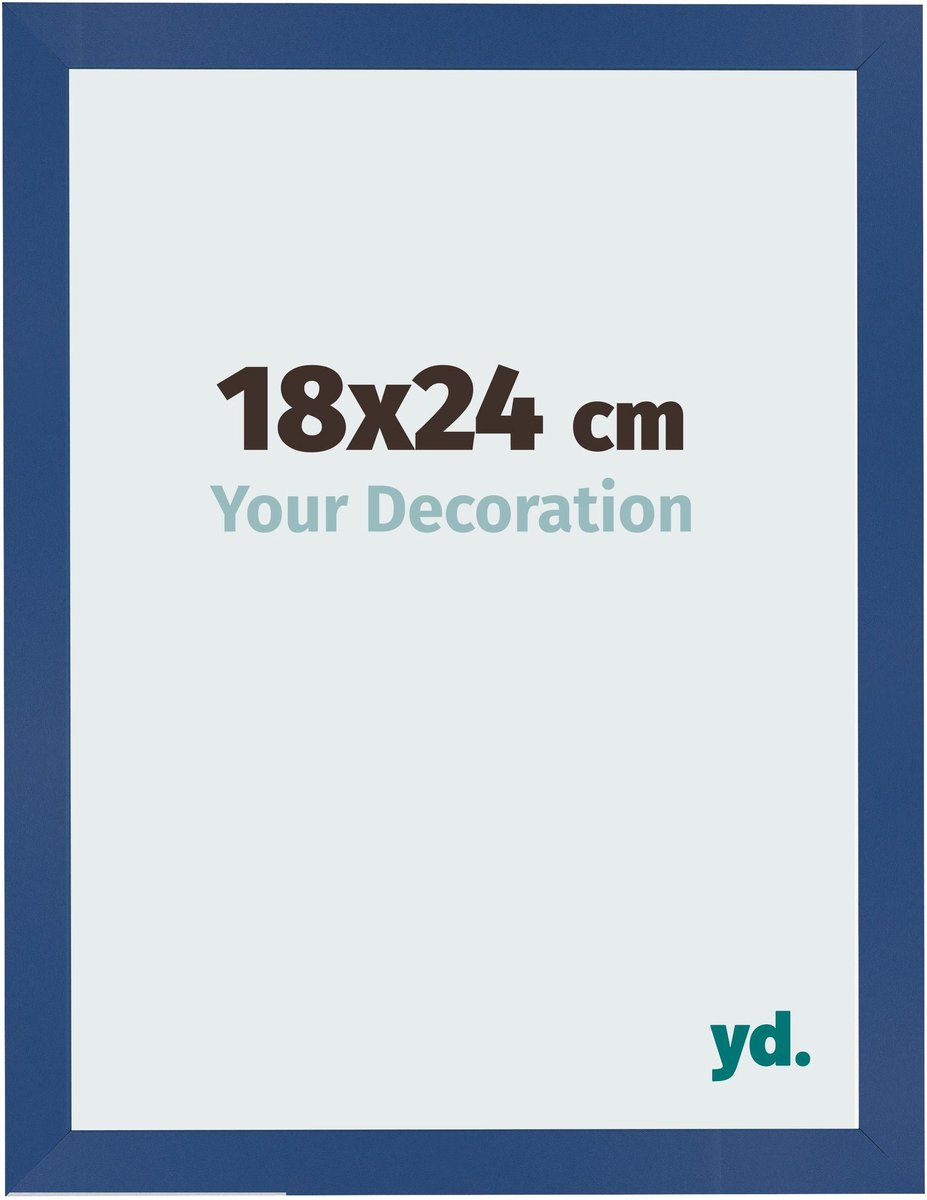 Your Decoration - Fotolijst 18x24 cm - MDF - Donkerblauw - Bologna