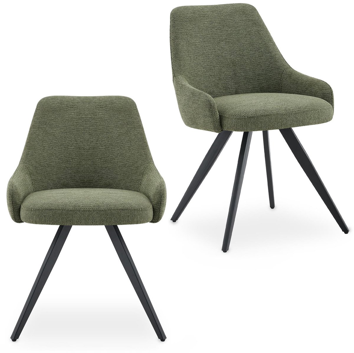 Eetkamerstoelen VIGO, set van 2 – Groen