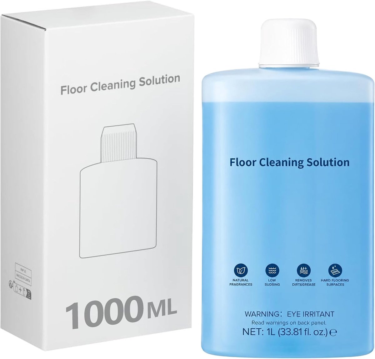 SnelShoppen - 1L Robot Stofzuiger en Mop Cleaner voor Diverse Modellen, Laag Schuim, Streeploos, Ideaal voor Huishoudelijk Gebruik, Voor Roborock en Q