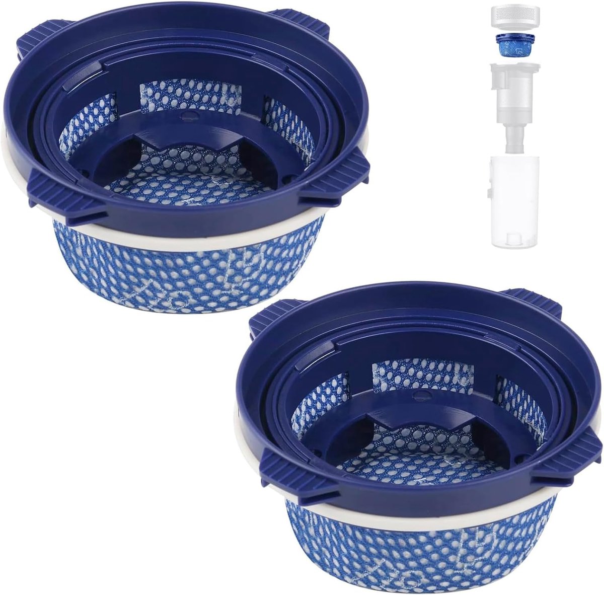 SnelShoppen - 2x HEPA-filters voor Accustofzuiger, Reservefilter, Effectieve Bescherming, Geschikt voor Diverse Modellen, DJ97-02649A, Stofzuigen, Hui