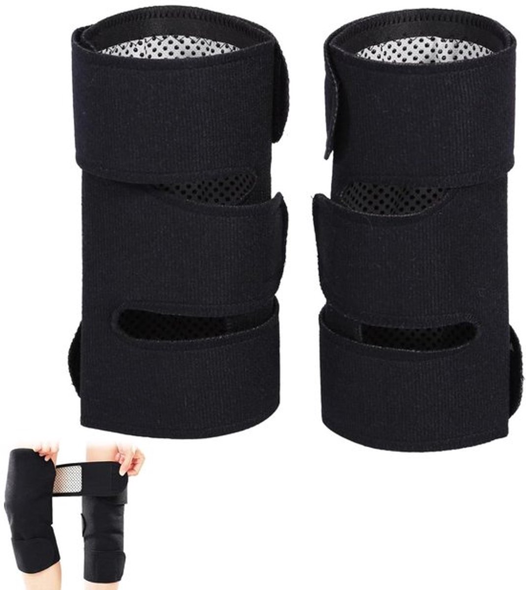 Warme toermalijn zelfverwarmende kniebeschermer met magneetveldtherapie