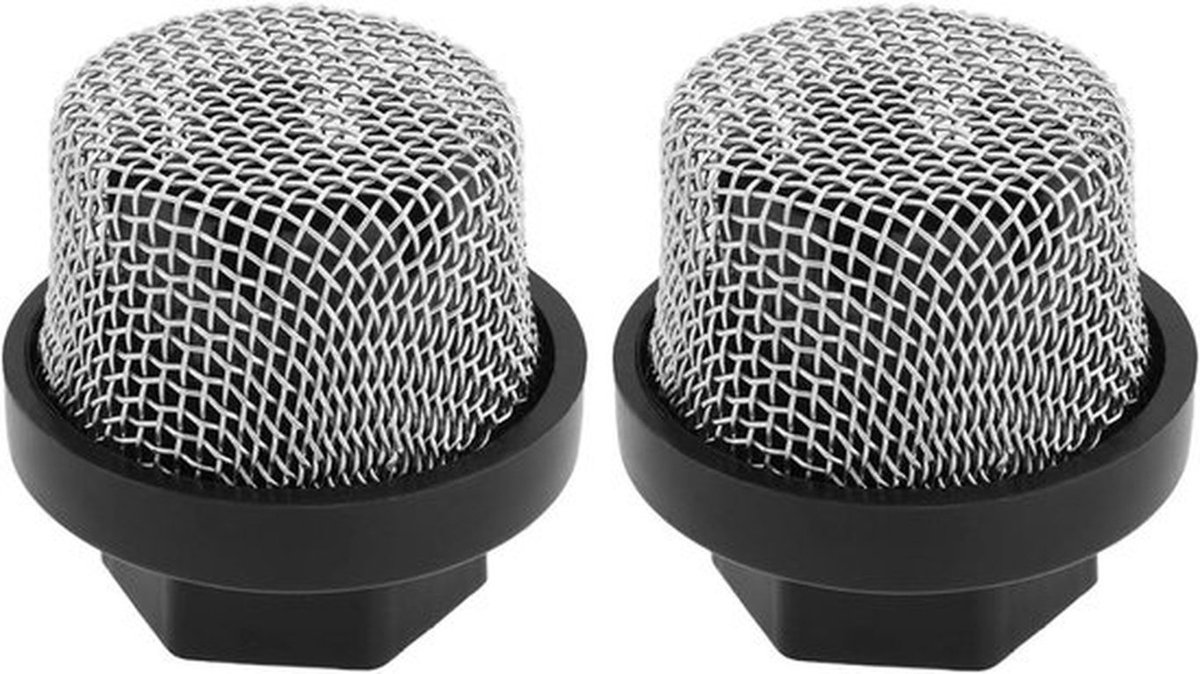 Inlaatzeef voor verfspuitpistolen - Mesh Filter - 7/8 UNF - Gra-co Compatibel - Airless Spuitpistolen - 2 Stuks 390 490 390 ST Ultra 395 495 595 - 246385.