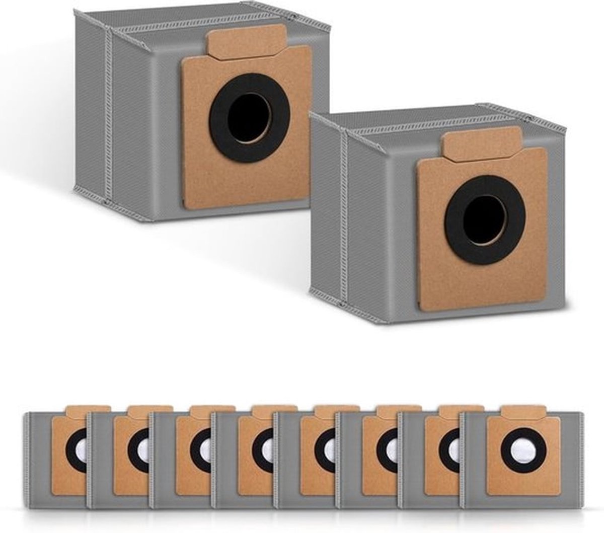 10x Stofzuigerzakken geschikt voor Eufy Clean X8 Pro / X10 Pro Omni - reservezakken - accessoireset - stofzuigerzakken