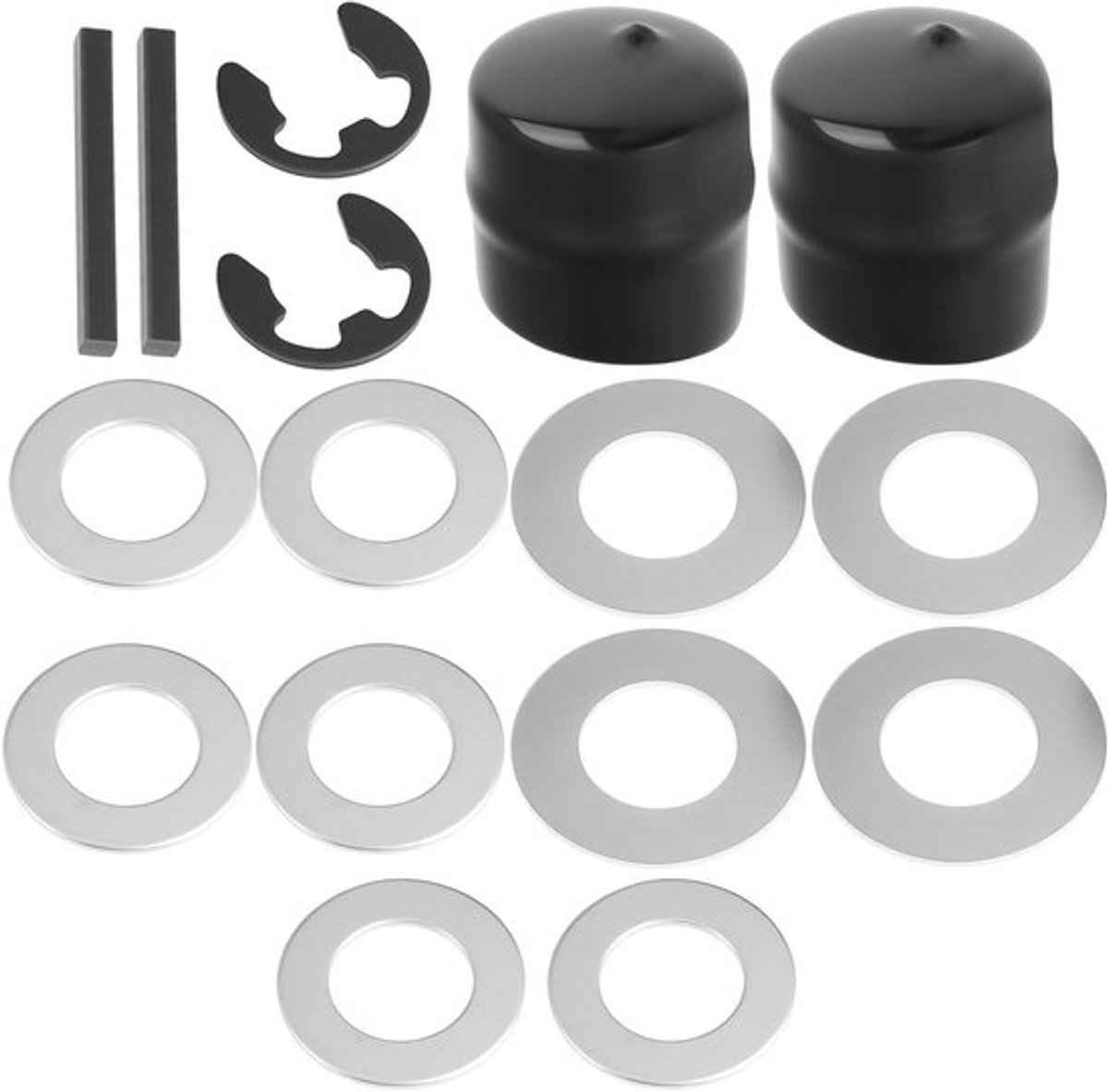 - Achteras Sleutel Bus Reparatie Kit - Set van 1 - Geschikt voor Craftsman LT1000 LT2000 LT4000 - Zwart - Moersleutel - Reparatieset met asmoeren