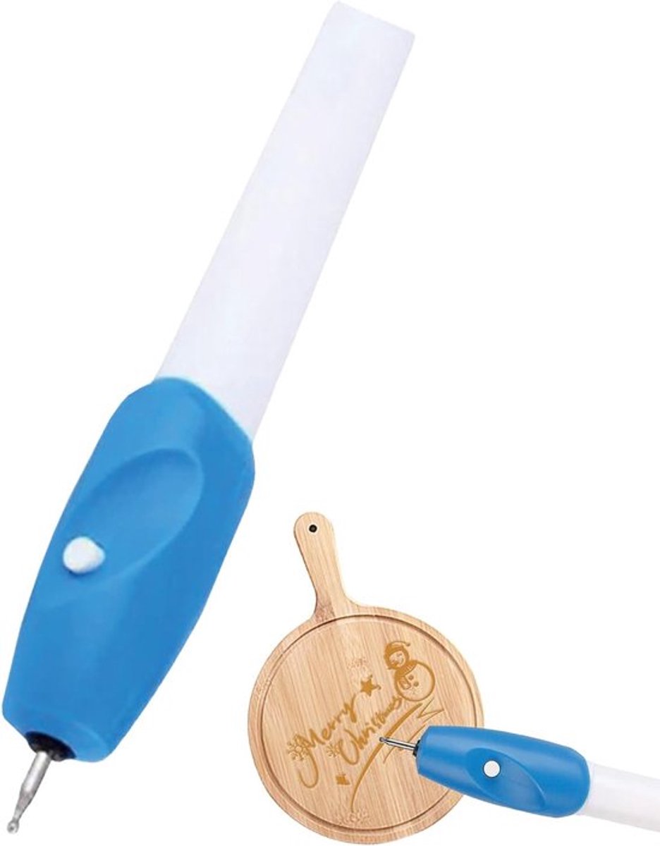 Elektrische Graveerstift - Mini Graveergereedschap - Persoonlijke Decoratie - Draagbaar Ontwerp - 20 cm Lengte
