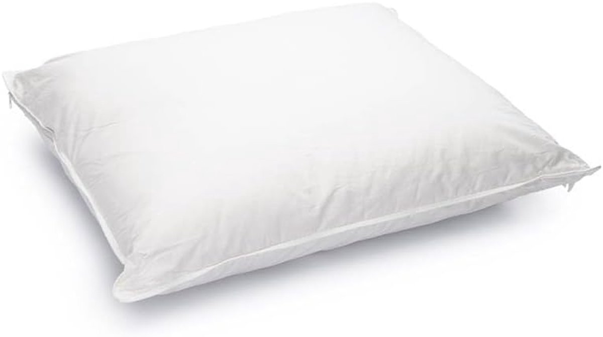 SnelShoppen - Snoozing Kapok Hoofdkussen 60x70 cm - Medium Stevigheid - 100% Kapok - Anti-allergie & Anti-huisstofmijt - Ideaal voor Buikslaper, Draai