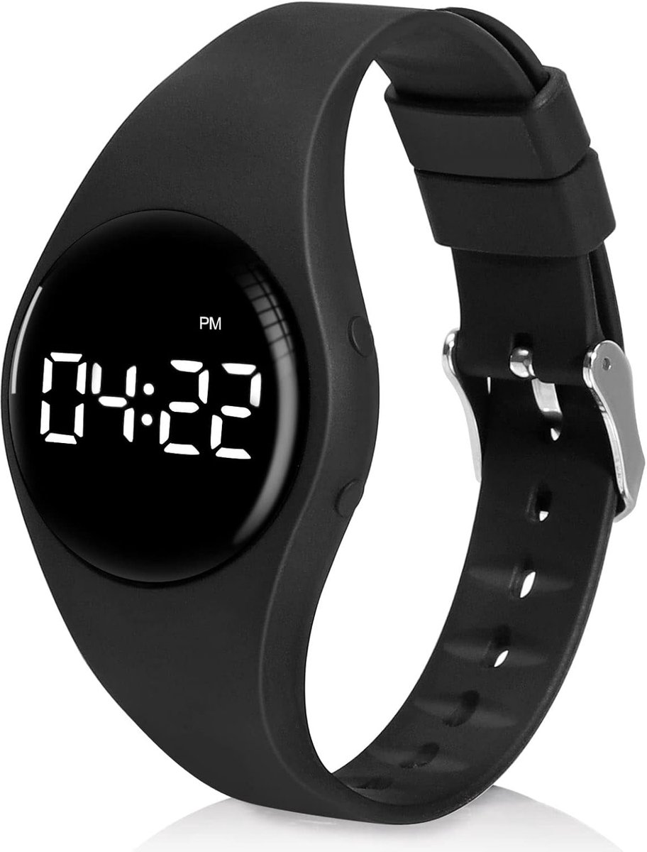 SnelShoppen - Stappenteller Horloge Fitnesstracker voor Joggen en Lopen - Waterdicht, 30 Dagen Batterijduur, Voor Dames en Heren - Ideaal voor Sport e