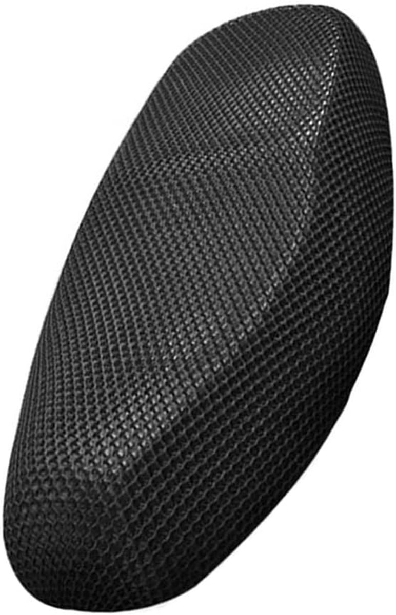 SnelShoppen - Motorfiets Stoelhoes Antislip Zadelhoes Waterdicht Flexibele 3D Mesh Zitkussen Ademend Zwart M voor Motorfiets Bescherming