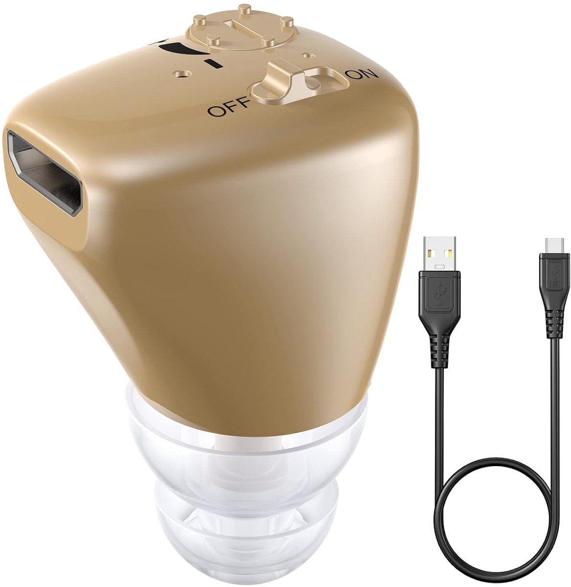 SnelShoppen - Oplaadbare Geluidsversterker met Digitale Ruisonderdrukking voor Draagbaar Gebruik, USB Oplaadbaar, Ideaal voor Thuis, Camping, Feestjes