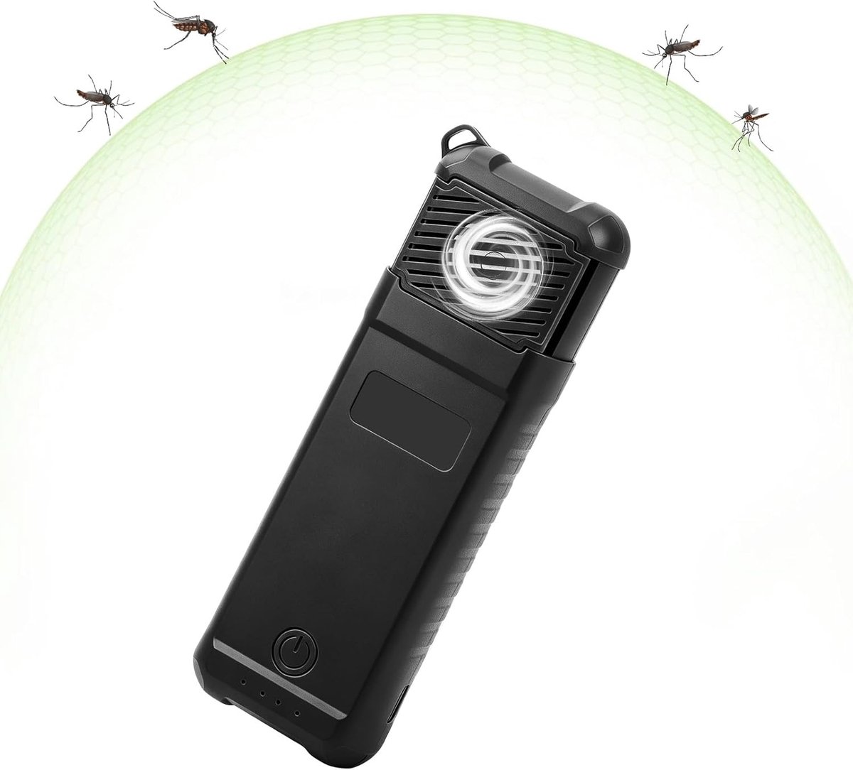 Thijox - 3-in-1 Elektrische Muggenspray met Campinglantaarn, Draagbare Muggenafstoter, Dubbelzijdig Insectenwerend Middel, Powerbank Functie voor Kamp