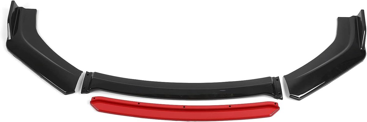 SnelShoppen - Front Bumper Lip Spoiler Splitters Body Kit - Universele Auto Accessoires - PP Materiaal - Aerodynamisch - Bumper Beschermer - Flexibel