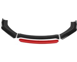 SnelShoppen - Front Bumper Lip Spoiler Splitters Body Kit - Universele Auto Accessoires - PP Materiaal - Aerodynamisch - Bumper Beschermer - Flexibel