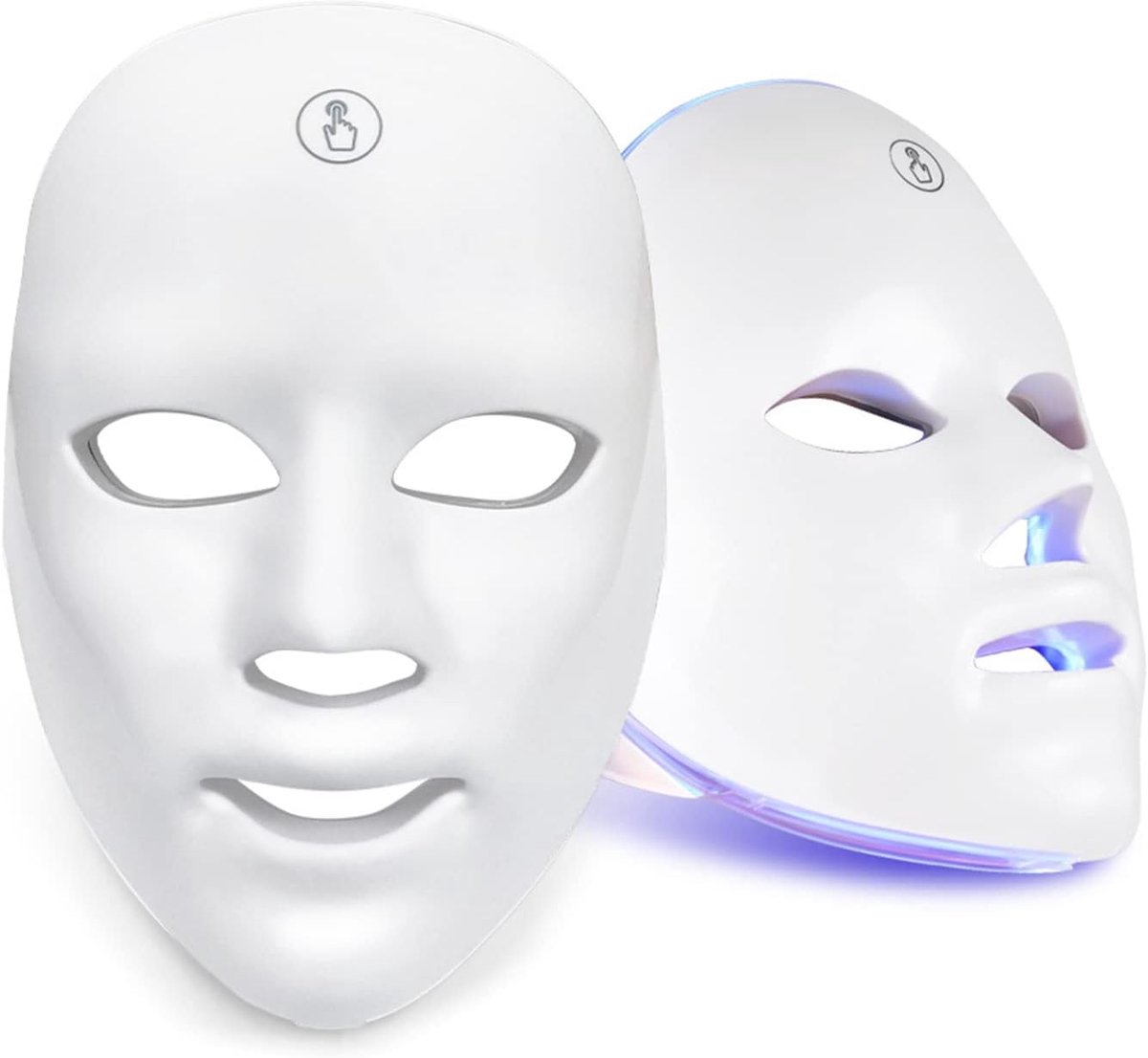 SnelShoppen - LED Face Mask - Photon Therapie Masker - Draadloos 7 Kleuren LED Masker voor Huidverjonging, Anti-Aging, Witte Huid, Pimple Vermindering