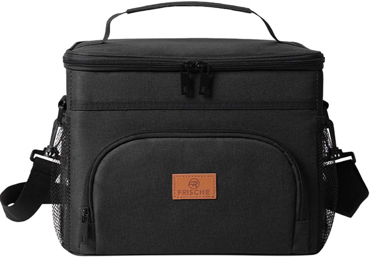 SnelShoppen - Koeltas 14 Liter Geïsoleerde Mini-Koelbox, Opvouwbare en Draagbare Lunchtas, Lekvrij, Compact Design (30 x 21 x 22 cm) voor Werk, Reizen