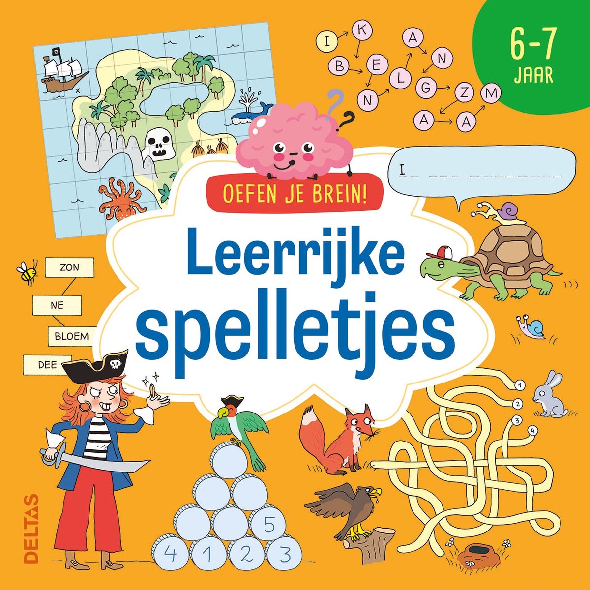 Oefen Je Brein! Leerrijke Spelletjes 6-7 Jaar