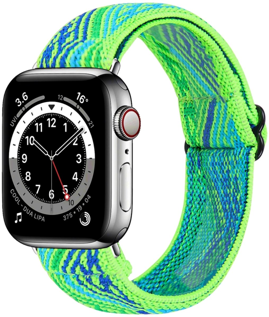 Elastische horlogeband voor Apple Watch Series 6 & SE & 5 & 4 44 mm / 3 & 2 & 1 42 mm (04)