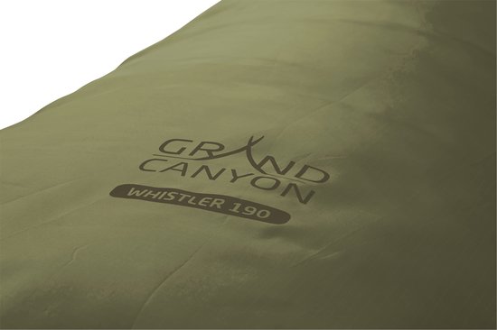 Grand Canyon Whistler 190 Slaapzak - Mummy - Groen - Long - Left Zipper van Grand Canyon — afbeelding 3