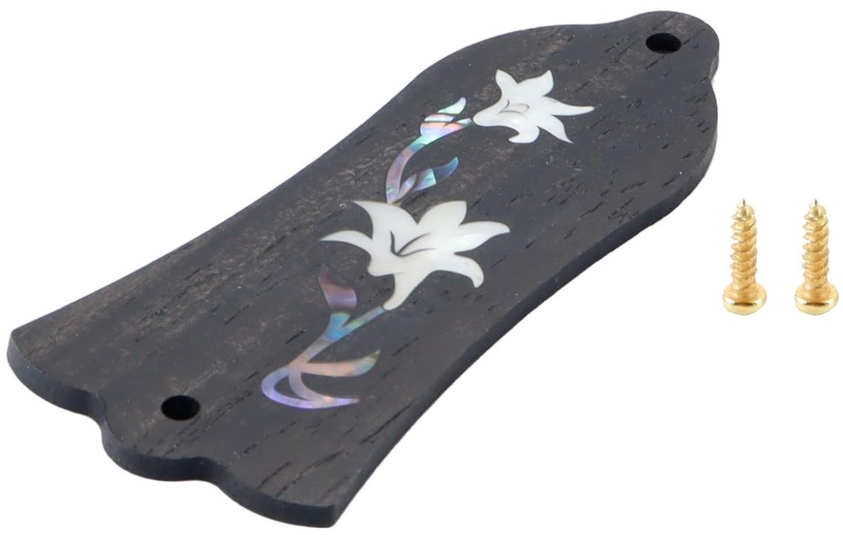 Dailygoods - Decoratieve Gitaarhoes met IJzeren Kern en Bloemenmotief
