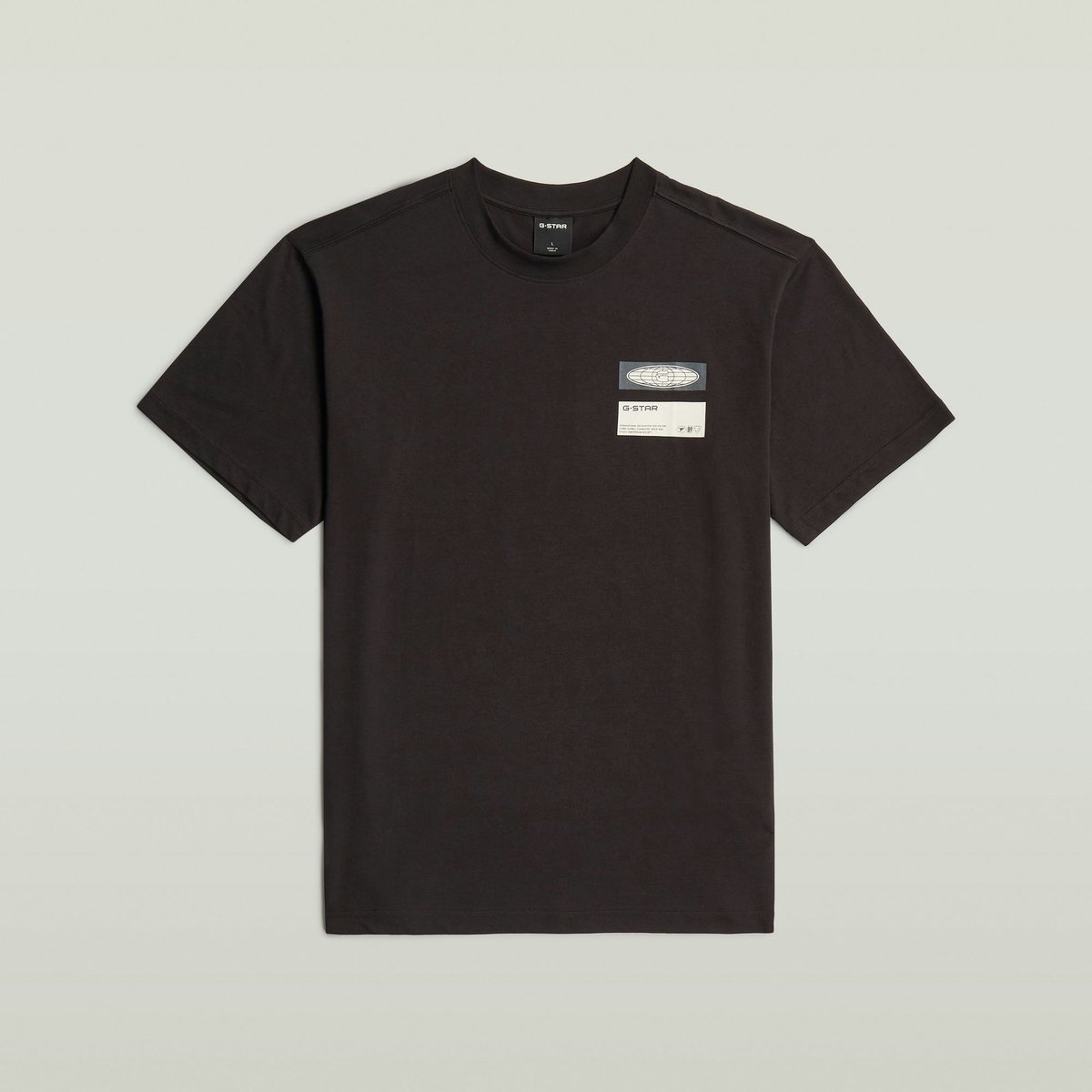 G-Star Box globe gr r t Heren T-shirts Zwart
