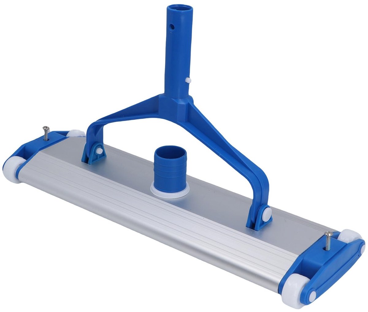 Dailygoods- Zwembadzuigkop Robuuste Aluminium Voet - Brede Reinigingspad 45 cm - Zware Constructie - ABS Materiaal - Inclusief Accessoires - Vacuümkop