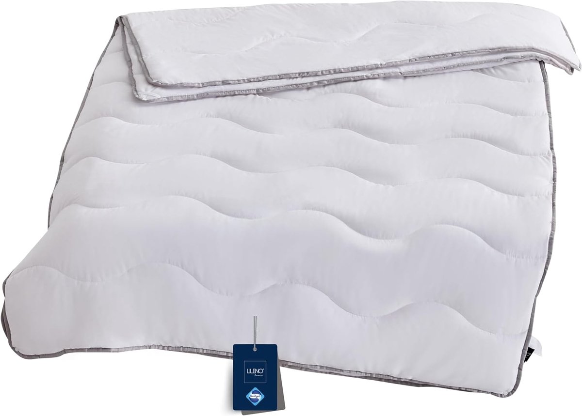 4-Seizoenen Dekbed - Dekbed Set - Heerlijk Slapen - Antibacteriële Behandeling - 155 x 220 cm - Wit