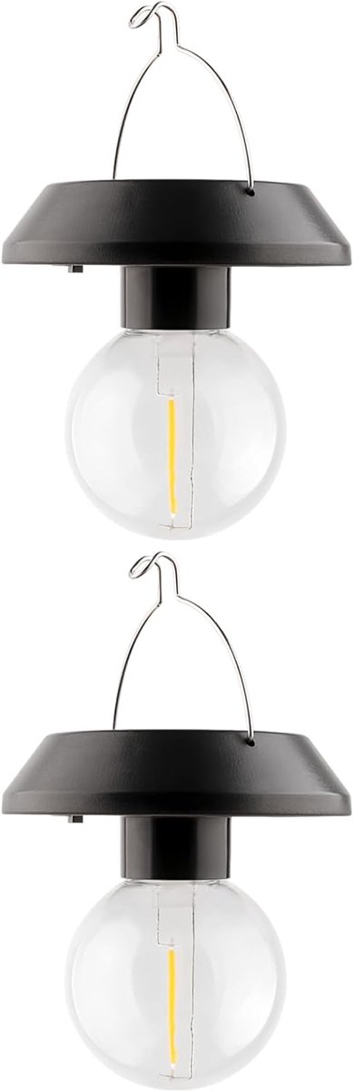 Zonnelantaarns - Hanglampen LED - Buitenverlichting Tuin - Energiezuinig Zonne-energie - 9
