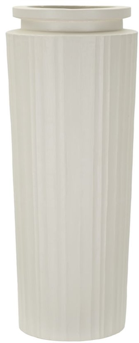 Mauro Ferretti Vaas High Pot Ø 32×80 cm Crème