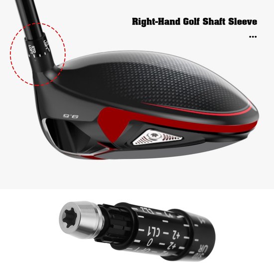 Dailygoods - Rechtshandige Golfschacht Adapter Compatibel met Diverse Drivers van Dailygoods — afbeelding 4