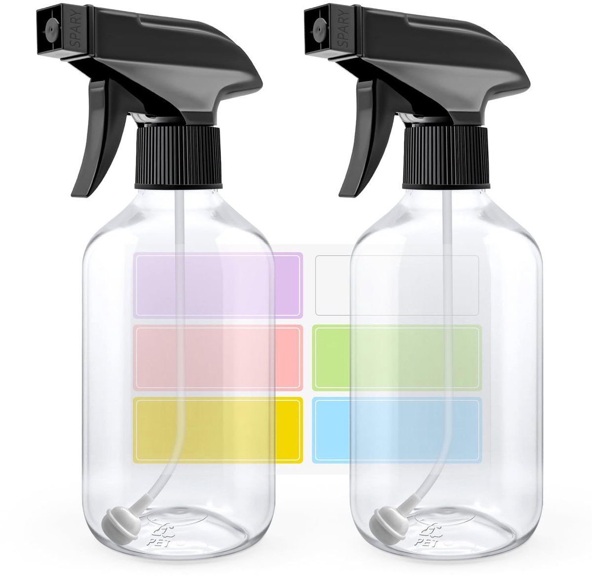 Dailygoods- Spuitfles 300ml - Navulbare Container - Verstelbare Mist/Stream - Plastic Spuitfles - Voor Haar/Plant/Reiniging - Stevig Materiaal - Sprayfles
