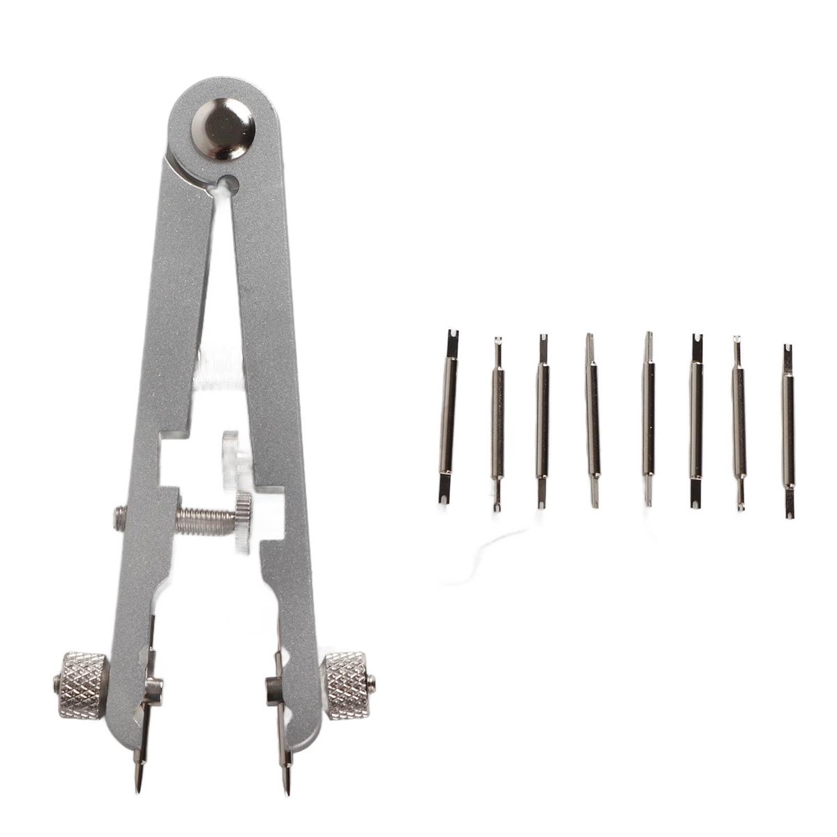 Dailygoods- Horlogereparatiegereedschapset - Veerstangtang - Pincet - Bandverwijdering - Kettingtang - Roestvrij staal - Draagbaar en lichtgewicht - Horlogetang