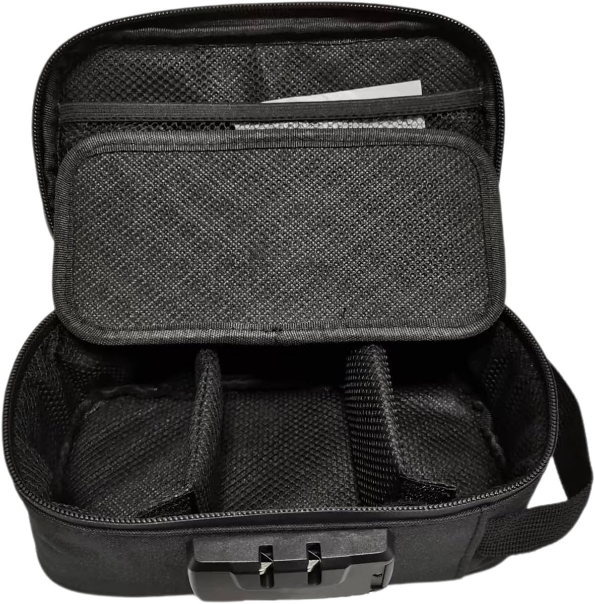 Geurvrije Tas - Documenten Opberger - Veilig Opbergen - Geur Blokkerende Technologie - 21 x 10.5 x 8 cm - Zwart