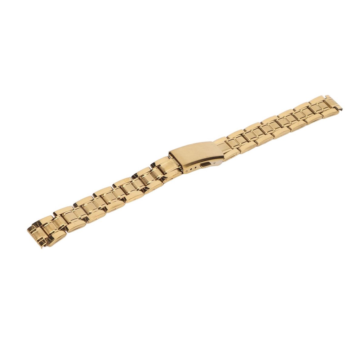 Dailygoods - Roestvrijstalen Horlogeband - Vervangend Horloge - Duurzame Gesp - 12mm - Voor Dames - Elegant Design - Geschikt voor Smartwatch