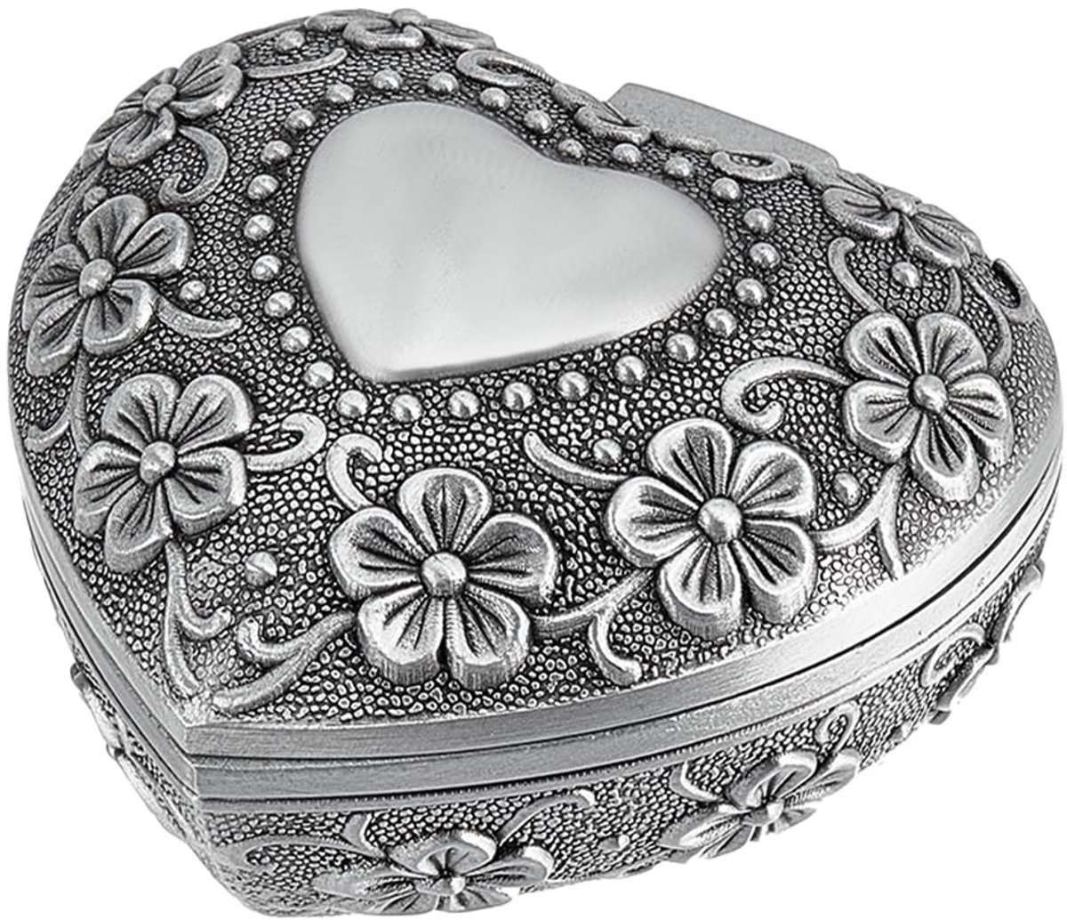 Dailygoods - Vintage Hartvormige Juwelendoos voor Sieraden