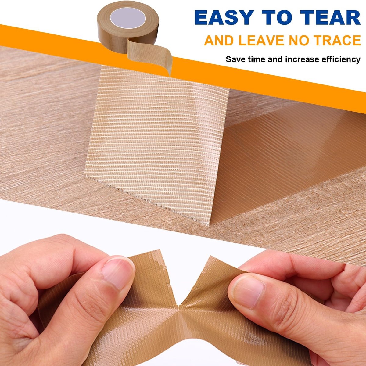 Dailygoods- Pantsertape waterdicht - Reparatietape - Geweven tape - Extra sterk - 75 mm x 20 m - Hoogwaardige hechting