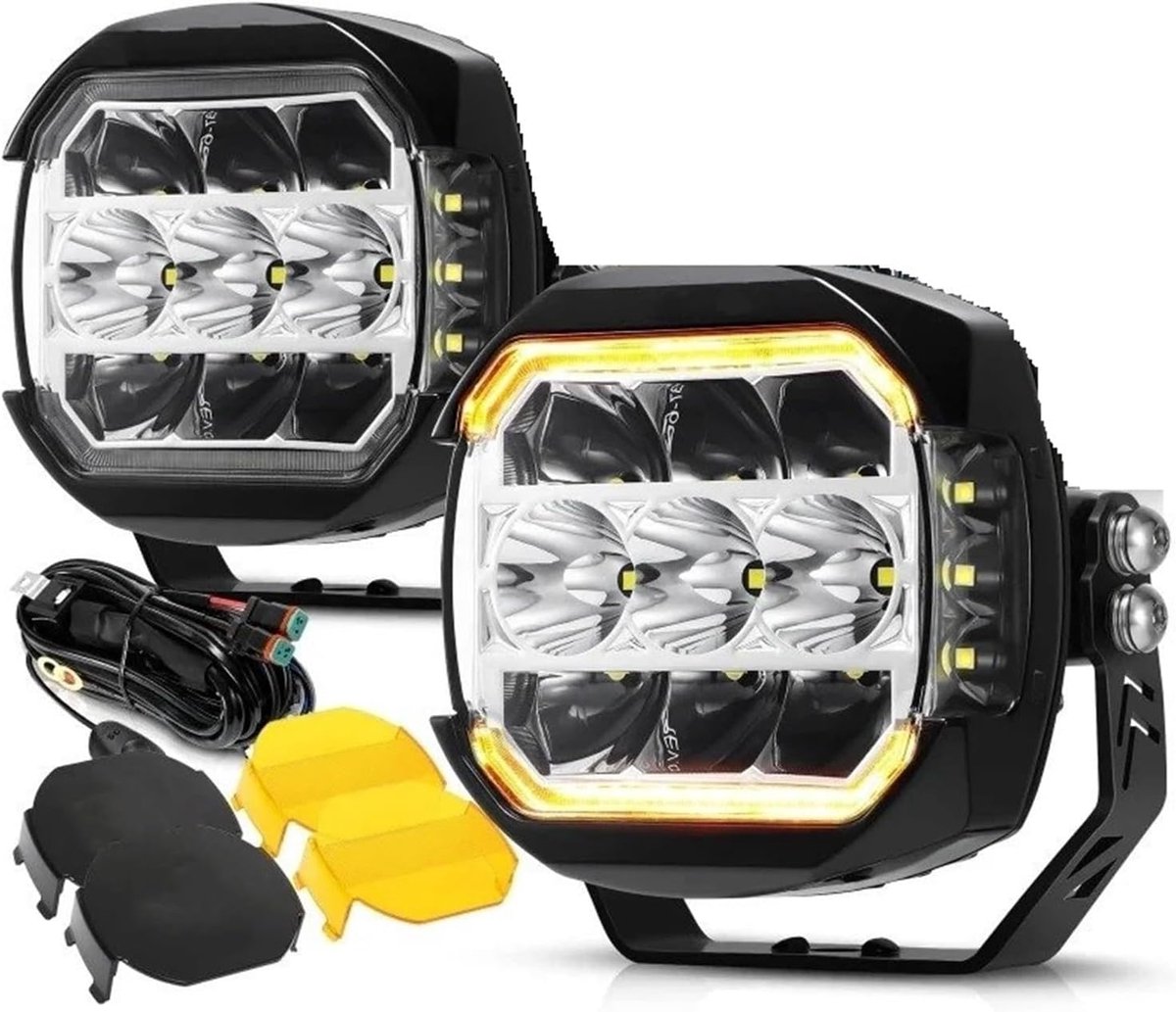 Koplamp Assemblage - Led Werklampen - Veiliger Rijden - Combo Spot Flood - 3 Inch - Zwart