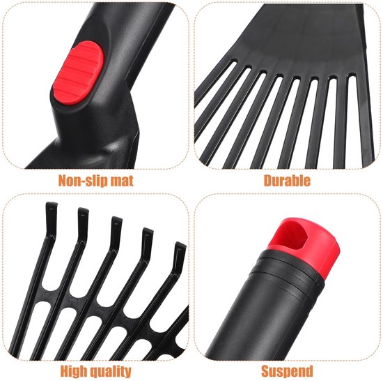 Dailygoods- Ploeger - Robuuste Tanden - Tuinhark met Steel - Tuinhak - Tuinhaak - Tuinharkselaar - Geschikt voor Doe-het-zelvers van Dailygoods — afbeelding 4