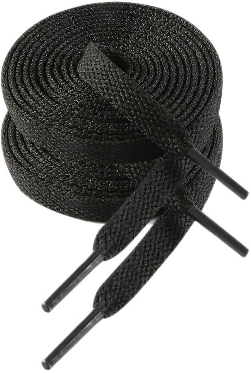 Dailygoods- Schoenveters 120 cm - Platte Veters - Hoogwaardige 8mm Breedte - Geschikt voor Sneakers - Elastische Veters - Duurzaam Materiaal - Sneakerveters