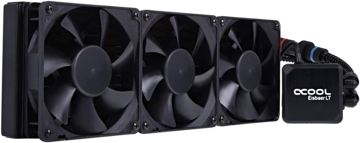 CPU Waterkoeler - Compacte Waterkoeling AIO Koeler - PC Componenten Koelen - Volledig Koperen Radiator - 360 mm - Zwart