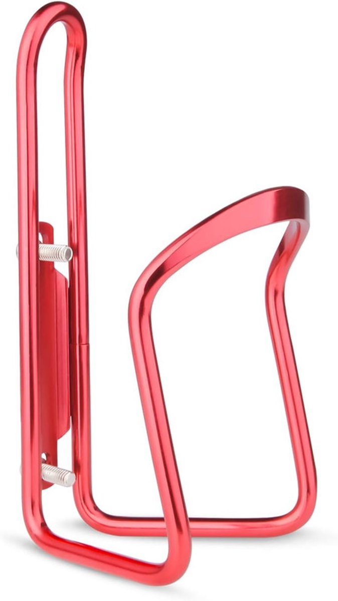 Aluminium Fiets Bidonhouder - Lichtgewicht & Roestvrij - Past Op Standaard Bidons - Incl. Montageschroeven - Zilver — afbeelding 2